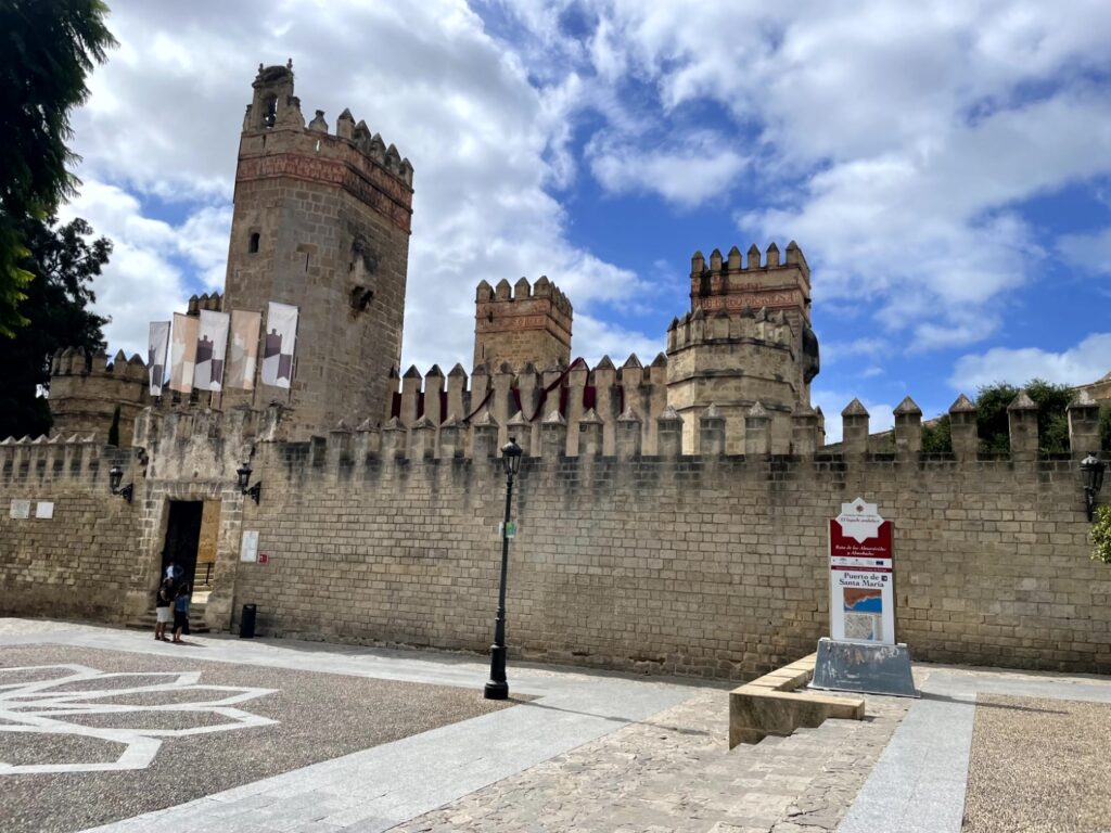 A castle inside El Puerto de Santa Maria